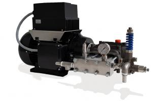 High pressure pump with frequency converter