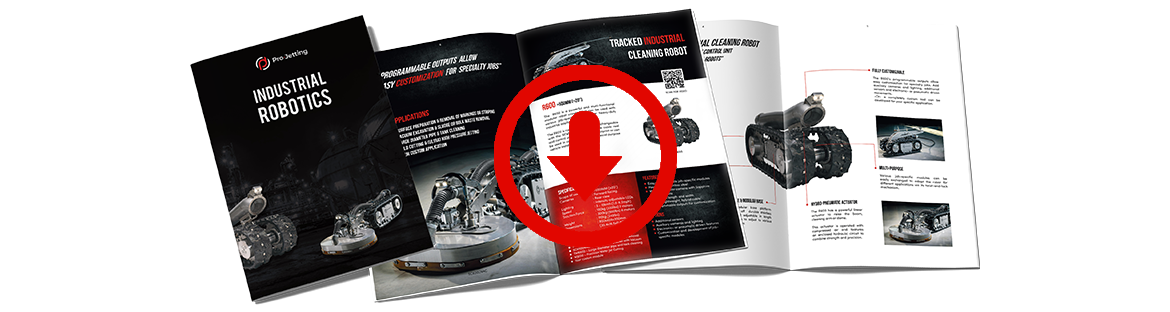 PRO-JETTING Industrial robotics flyer