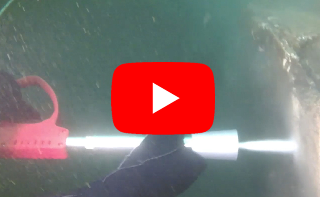 CW200 underwater cavitation cleaning gun 