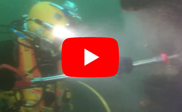 CW350 underwater cavitation cleaning gun